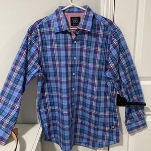 Blue mens shirt